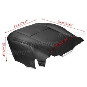 Funda para Asiento Inferior de Coche, Funda de Cojín Negra para Asiento de Chevy Silverado 1500 2500HD 3500HD 2007 2008 2009 2010 2011 2012 2013 2014 - Product Image 2