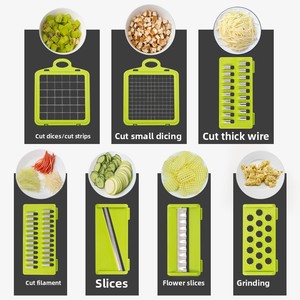 Affettatrice intelligente per frutta e verdura moderna 16-in-1 per <span class=keywords><strong>cucina</strong></span> a foglia di bambù per patate posate a mano-<span class=keywords><strong>cucina</strong></span> multifunzionale intelligente - Product Image 4