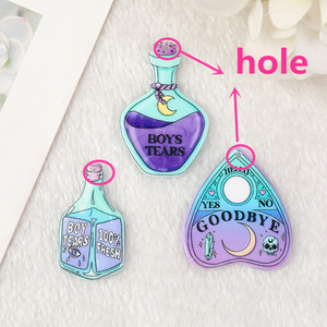 Dijes de Halloween, Planchette de Ouija, Acrílico, Estilo Gótico <span class=keywords><strong>Pastel</strong></span>, Accesorios para Joyería, para Hacer Aretes y Collares - Product Image 2