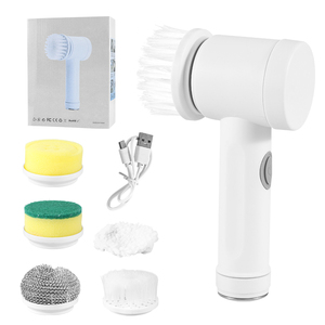 Depurador giratorio eléctrico multiusos 5 en 1, tanque de cocina, cepillo de limpieza para lavar platos, cepillo de limpieza eléctrico para lavar platos - Product Image 1