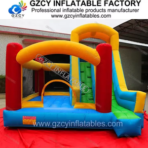 Vente chaude Nouvelle conception Château gonflable portable <span class=keywords><strong>pour</strong></span> enfants avec toboggan Utilisation commerciale Taille et couleur personnalisables - Product Image 3