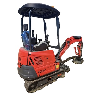 Mini-excavatrice sur chenilles d'occasion de haute qualité 1,8 tonne avec accessoire de pincement et brise-roche certifiée CE - Product Image 1
