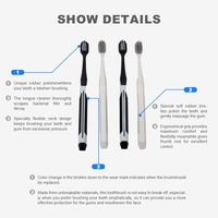 Brosse à dents de voyage en nylon à poils moyennement souples, colorée, avec logo personnalisé, pour adultes, vente en gros à prix abordable, pour usage domestique