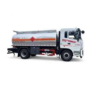 Top Quality Natural Gas Transport Truck <b>10</b>-20m³ Single Gasoline Tank Truck Price Tank Transporter Top brand gasoline tanker - Product Image 1