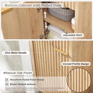 Simple solid wood <b>corner</b> <b>cabinet</b>/shelf for bathroom, toilet, and living room/kitchen. - Product Image 4