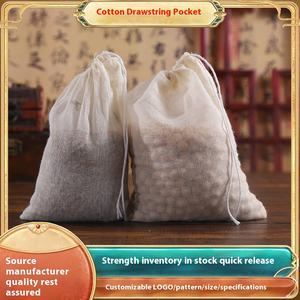 Gaze de coton cordon lin sac rabat poche 8*10 spécifications pour soupe <span class=keywords><strong>saumure</strong></span> assaisonnement <span class=keywords><strong>vin</strong></span> décoction séparateur Shopping - Product Image 6