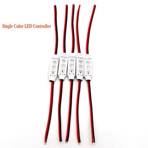 Contrôleur LED miniature DC 12V 24V 3*4A, variateur de lumière pour contrôler les bandes LED monocolores SMD 2835 3528 5050 5630 <span class=keywords><strong>3014</strong></span> - Product Image 1