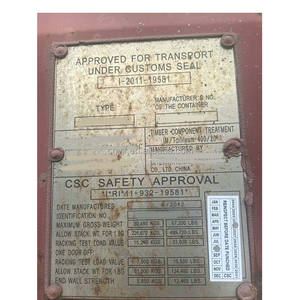 Conteneur d'occasion 40hq, conteneurs 20ft, 40ft, 40hq, tarifs de fret maritime, expédition, conteneur d'exportation 40hq - Product Image 6