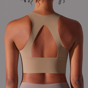 Reggiseno Yoga di supporto <span class=keywords><strong>senza</strong></span> <span class=keywords><strong>cuciture</strong></span> per il Comfort di compressione delle donne elastico rapido asciutto - Product Image 4