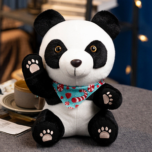 Orsacchiotto Panda Peluche con Zampe Ricamate - Product Image 5