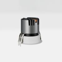 Projecteur led blanc chaud 3000 kelvins plafonnier led spot 6w cob led spot