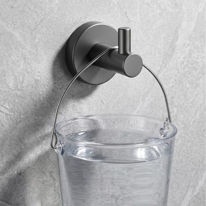 Walter Adhesive <b>Hook</b> Space Aluminum Single Wall Mounted Minimalist <b>Kitchen</b> Bathroom Key Organizer - Product Image 3