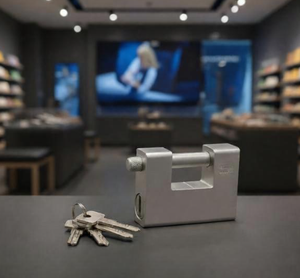 Thick Giant <b>Portable</b> High Security Iron Padlock for Household Use - Product Image 2