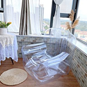 Chaise gonflable transparente pour salle de jeux/fête/salon/chambre/<span class=keywords><strong>piscine</strong></span>, canapé transparent pour pelouse - Product Image 3