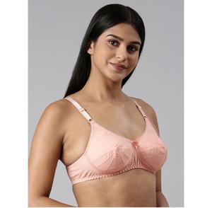 Sujetador tipo Saree color melocotón para mujer, suave, elástico, cómodo y con soporte, ideal para blusas, uso diario, estilo étnico tradicional. - Product Image 1