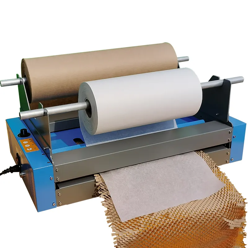 100-240V petek desenli kağıt makine petek desenli kağıt sarma makinesi