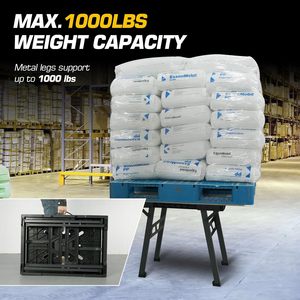 Peaktop nhanh gấp bàn làm việc, 2-trong-1 dễ dàng thiết lập di động gấp bàn làm việc & sawlorse - Product Image 6