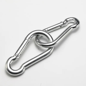 Yüksek kaliteli Metal karabina kanca M8 yaylı kanca
