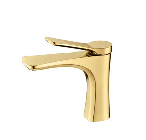 Grifo de Latón <span class=keywords><strong>Newport</strong></span> de Alta Calidad - Grifo Mezclador Moderno para Lavabo de Baño en Color Dorado con Diseño Ahorrador de Agua - Product Image 6