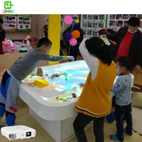 Table de sable interactive AR à projection, jeu multijoueur, réalité augmentée, bac à sable pour centre commercial, parc d'attractions