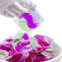 Prix d'usine Perles de lessive OEM 3 en 1 Dosettes de détergent pour vêtements Capsules de savon liquide à lessive Dosettes de détergent à lessive