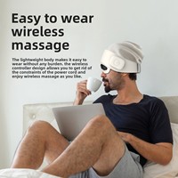 Masseur électrique du cuir chevelu avec fonction de massage par airbag et chauffage, rechargeable par USB, batterie au lithium 1500 mAh, minuterie 10 min pour la tête