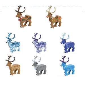 Bloques de Construcción de Ciervos Mini <span class=keywords><strong>Milu</strong></span> en Oferta, Figuras de Animales para Montar, Ladrillos de Plástico ABS, Juguete Educativo para Niños y Niñas - Product Image 1