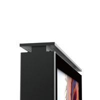 Tótem LED Vertical para Exteriores Personalizado OEM, 6000nits Ultra Brillante, IP65 Impermeable, Pantalla Digital de Pie, Cartel Comercial