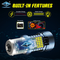 Voiture led clignotant T20 led P21W LED Canbus ampoules pas de ventilateur de refroidissement Hyper Flash clignotant feu de stationnement 2016 20120 120smd led