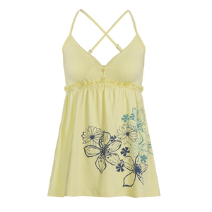 Débardeur long à imprimé floral pour femme, style décontracté et féminin, coupe ample, grande taille, confortable et respirant, idéal pour l'été - Product Image 1