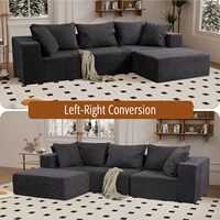 Maßgefertigte Wohnzimmermöbel Luxus Komprimiertes Vakuumverpacktes Modulares Sofa Wohnzimmer-Sofagarnitur
