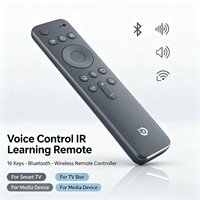 Control Remoto de 16 Teclas con Aprendizaje IR y Control por Voz, OEM ODM, Personalizable, Compatible con Diseño y Desarrollo Independientes