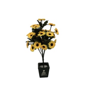 Großhandel Hochwertige 11 Köpfe Künstliche Seide Gänseblümchen Blumen für Hochzeits feier Home Blumen arrangement Dekoration - Product Image 5