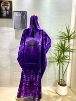 Grande Promotion Vêtements Africains Robe Ample à Manches Longues Pailletée Robe Ethnique Africaine Imprimée avec Manches Chauve-souris et Ensemble