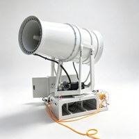 Canon à eau pour le chargement de débris de démolition et la suppression de la poussière