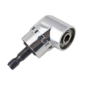 Adaptador de enchufe de ángulo recto de 105 grados, extensión de taladro de ángulo recto <span class=keywords><strong>para</strong></span> espacios reducidos, vástago hexagonal de 1/4 pulgadas, soporte de broca de tornillo <span class=keywords><strong>para</strong></span> paneles de yeso - Product Image 4
