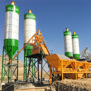 Planta Dosificadora de Concreto Móvil de 50m3/h, Línea de Producción Fija, Eléctrica Avanzada, Lista para Usar, con Control PLC para Suelo Estabilizado - Product Image 1