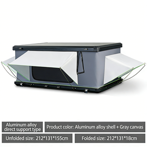 Tente de toit rigide aérodynamique résistante au vent fort pour la conduite sur autoroute et les sites de <span class=keywords><strong>camping</strong></span> exposés - Product Image 4