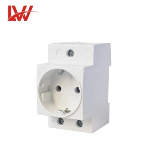 Châu Âu Đức tiêu chuẩn ổ cắm ac30 Modular ổ cắm Din Rail gắn Plu ổ cắm 16A - Product Image 3