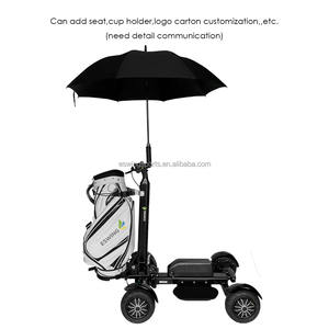 미국 창고 골프 스쿠터 10인치 접이식 프레임 150kg 최대 하중 모든 연령대용 드롭쉬핑 좌석 포함 팻 타이어 - Product Image 3