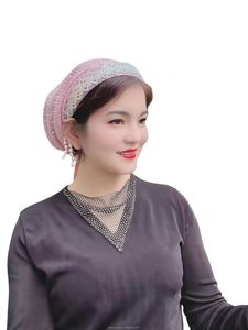 Versatile Beaded Sequin Fabric Breathable Eco-friendly Fashionable Multifunctional Headscarf High Quality Low Price Women's Hat - Product Image 2