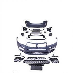 Kit de Carrocería <span class=keywords><strong>X6</strong></span> F16 Estilo <span class=keywords><strong>M</strong></span>, Material PP, Parachoques Delantero, Parachoques Trasero, Kit de Carrocería con Escape para Automóvil, Kit de Carrocería Exterior F16 - Product Image 1