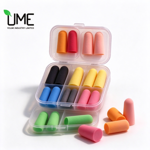 Regalo Promocional para Hoteles de Negocios, Tapones para los Oídos Modernos y Portátiles con Reducción de Ruido, Logotipo Personalizado, Espuma de PU Reutilizable, Cómodos y Suaves para Dormir - Product Image 1