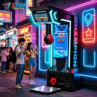 Machine de boxe commerciale pour centre d'arcade, testeur de force de boxe à monnayeur, jeu sportif