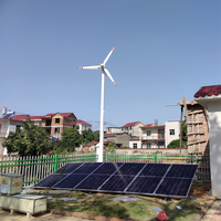 Système d'énergie éolienne 2000W 48V petite Turbine générateur d'énergie Alternative unité complète sur réseau 220V 380V 5kw 10kw