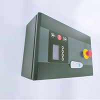 Sistem Motor Pembuka Pintu Geser Otomatis Turbo Rigid Pintu Ganda Modern dengan Sensor Microwave untuk Gudang