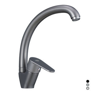 Grifo de Cocina Monomando Serie Lizzy, Color Negro Mate, Caño Alto - Product Image 1