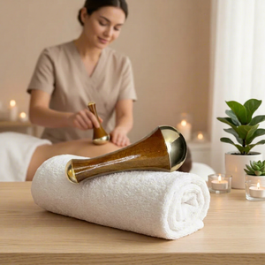 Bâtonnet Kansa en bois de qualité supérieure, forme naturelle, surface polie, pour soins du visage et du corps, outil relaxant, à prix compétitif. - Product Image 1