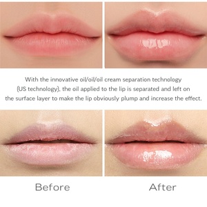 Brillo Labial Líquido Vegano con Sabor a Frutas SHS, Hidratante, Voluminizador, <span class=keywords><strong>de</strong></span> Larga Duración, Maquillaje Cosmético, Brillo Suave, Aceite Labial con Vitamina E - Product Image 4