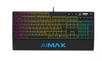 Teclado Mecánico para Juegos RGB USB OEM, Tamaño Completo, Resistente al Agua, Programable, Multifunción, con Rueda Digital y Teclas Multimedia, Nuevo para Escritorio